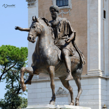 Высокое качество известный бронзовая Садовая скульптура конная статуя